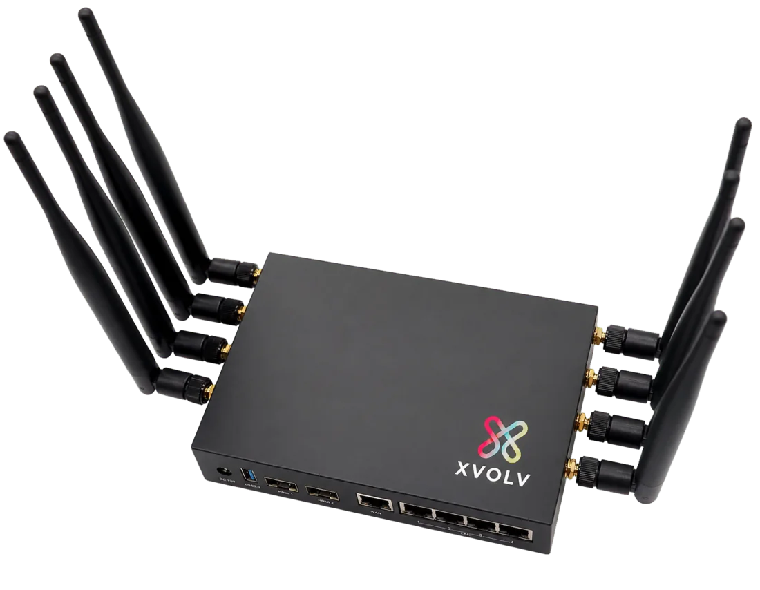 XVOLV high-throughput router running Link software